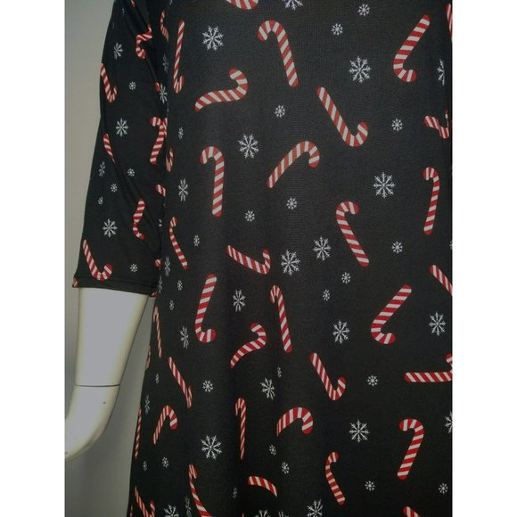 Holiday Christmas cheer Tunic Dress Plus sizes 1X-2X-3X - Picture 3 of 8